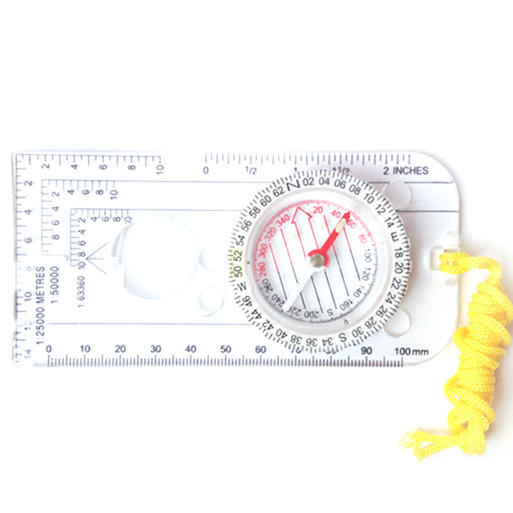 Map Compass Orienteering - Pusula Navigasyon Harita Cetvel Okuma İzcilik