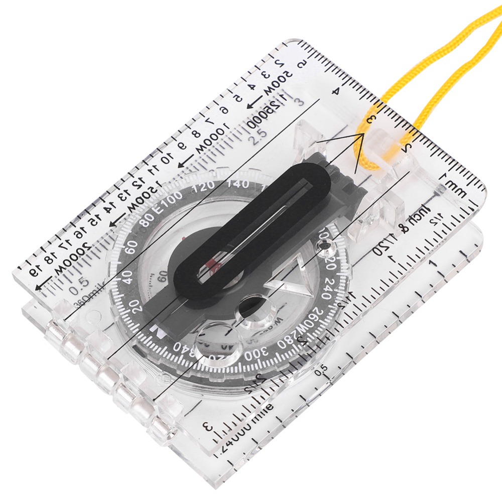 Map Compass Orienteering - Dayanıklı Hafif Oryantist Pusulası Boyun Askılı
