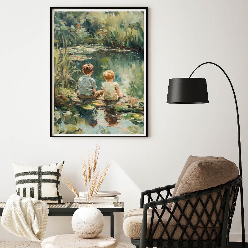 Vintage Erkek Odası sanat post - Outdoor Adventure For Kids incelemesi ve fiyatı