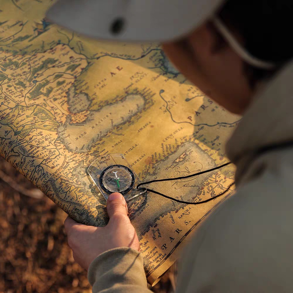 1 adet yeni açık hava Mini akr - Map Compass Orienteering incelemesi ve fiyatı