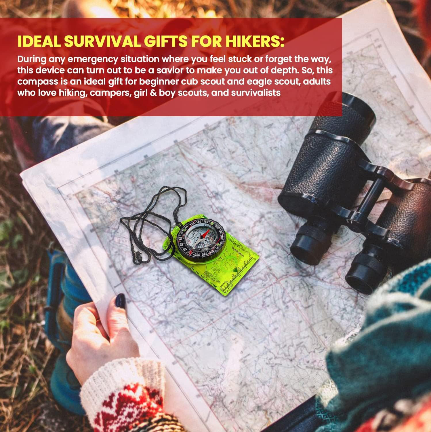 YANBIGUO Oryantiring Pusulası  - Map Compass Orienteering incelemesi ve fiyatı